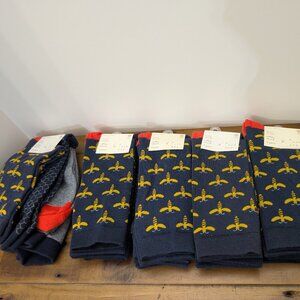 NWT-5 Packs of Crew socks-3Pks